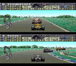 F1 Pole Position 2 (Europe) In game screenshot